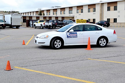 RHS students get behind the wheel  for distracted driving project