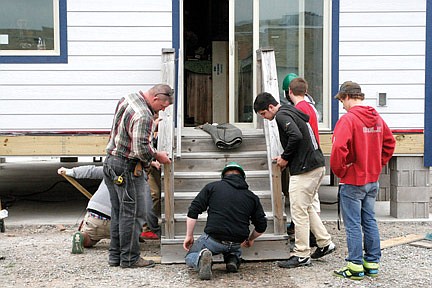 Residential Construction class ready for open house