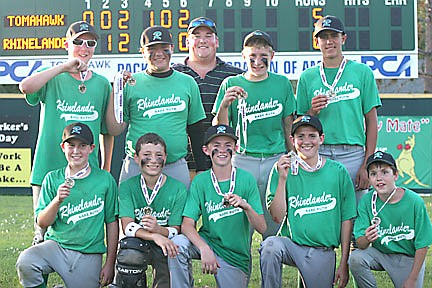 Rhinelander I outpaces Tomahawk 8-5 for Prep League title