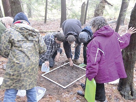 RHS students head to the woods to battle earthworms