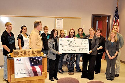 AT&T helps students through donation to JAG program