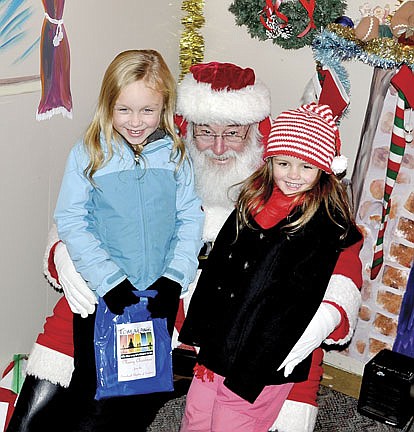 Santa making the rounds this weekend