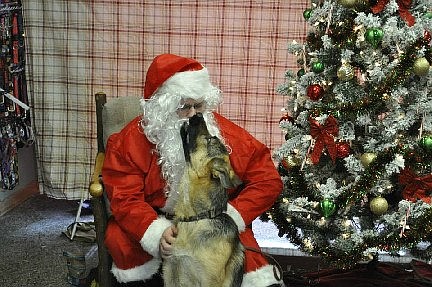 Santa makes his rounds