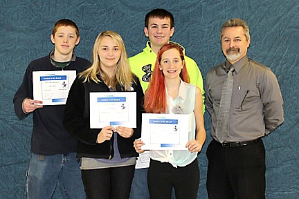 Three Lakes names students of the month for November