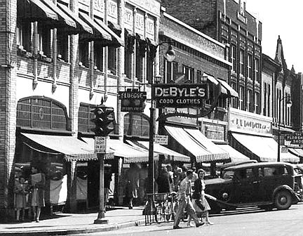 Downtown Rhinelander was once home to 10 clothing stores