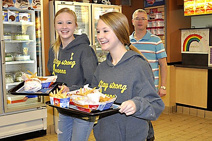 Family and friends honor Leanna Kossack by serving others at Dairy Queen