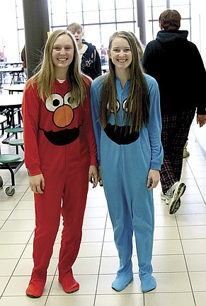 Photo: RHS students have pajama day