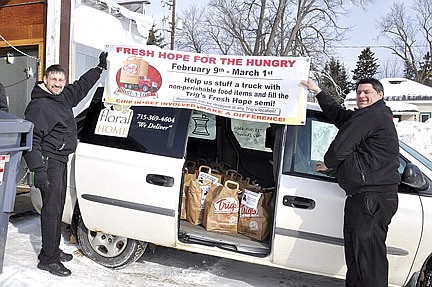 Trig's donates truckload to food pantry