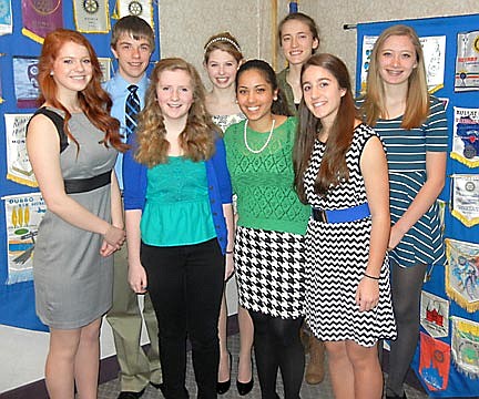 Photo: RHS mock trial team visits Rotary