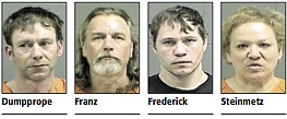 Four arrested in Pine Lake meth bust