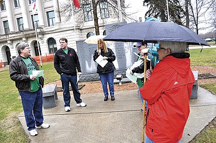 Photo: A drizzly Day of Prayer