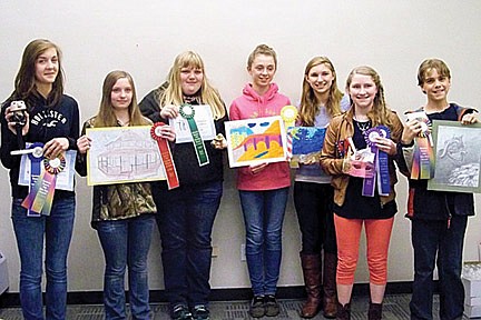 Helen Mears Art competition winners