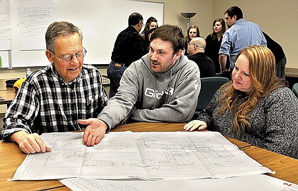 Nicolet Service Learning students work with food pantry to develop new building