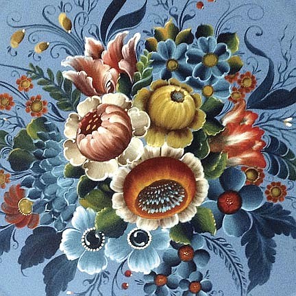 Learn Norwegian rosemaling at School of the Arts