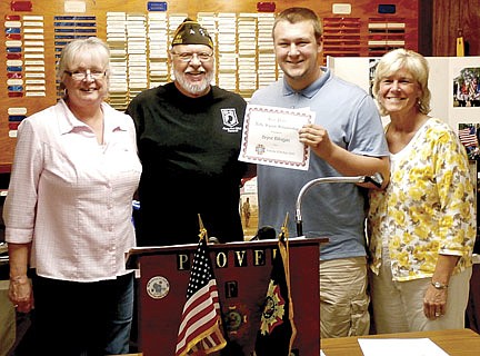 Plover VFW Awards Bert Platta Scholarship to Rhinelander student