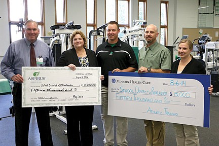Aspirus, Ministry donations help fund  school district's athletic training program