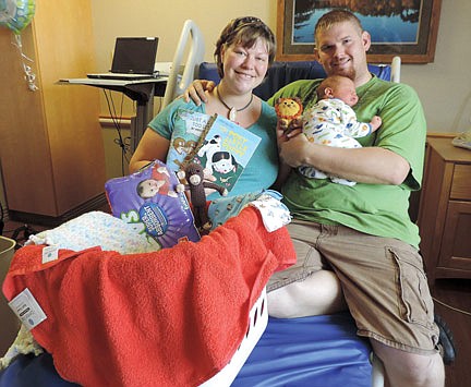 Anonymous gift basket donated to new parents at HYMC