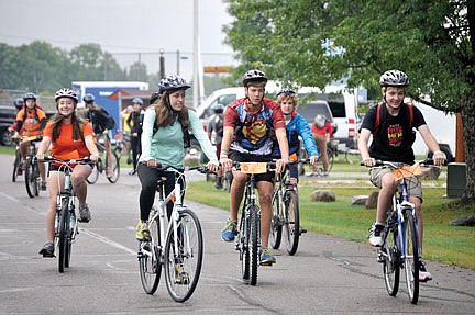 Cyclists enjoy the beauty of Three Lakes during Nicolet Wheel-A-Way