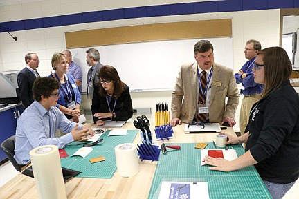 Three Lakes Fab Lab wows state officials