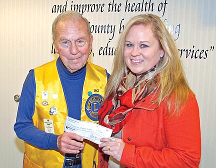 Rhinelander Lions Club provides funds for eyecare program