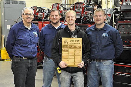 Sheltrown named Nicolet College's 'Top Gun' welding student