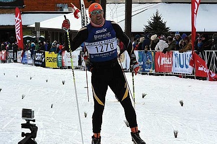 Local residents compete in the Birkie
