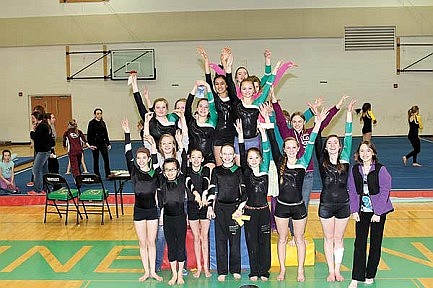 Youth: Middle school gymnasts cap off perfect season