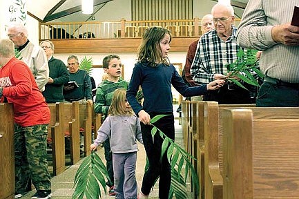 Palm Sunday procession