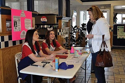 Photo: Miss America serves