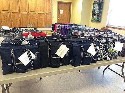 James Beck Cancer Center receives  donation of 47 totes for cancer patients