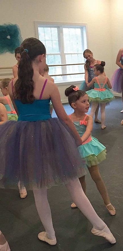 Members of Minocqua Dance preparing for spring show