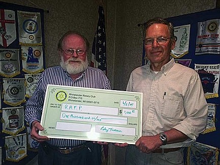 Photos: Rotary donations