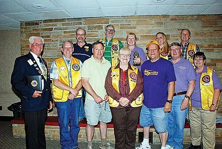 Rhinelander Lions Club inducts officers for the 75th anniversary Lion year