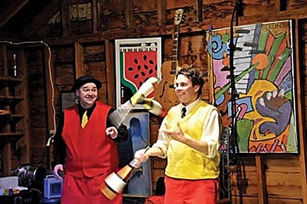 Library sponsoring comedy show,  tea party