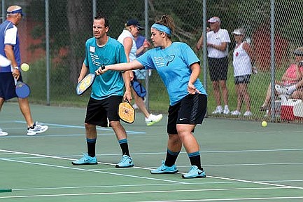 Big turnout for pickleball tournament at Burnside Park