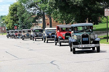 Photo: Model a procession 