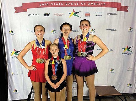 Photo: Figure skaters fare well at state games