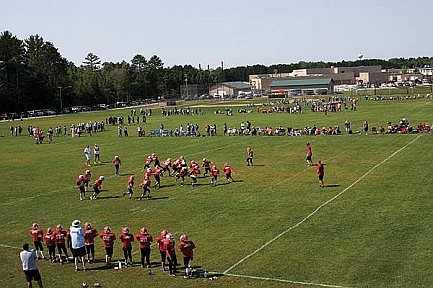 Photo: Pop warner scrimmage 