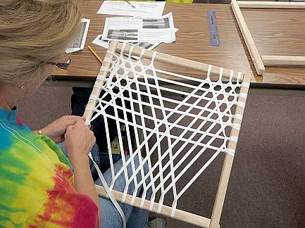 Snowshoe and rocking chair weaving class offered at Trees for Tomorrow