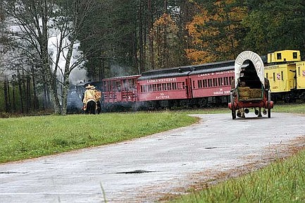 Cowboy reenactors return to Camp 5