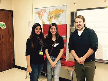 Rotary student from Turkey visits JWMS