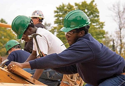 Blackwell's largest student built structure on campus nearing completion