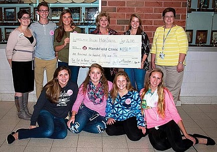 LUHS donates proceeds from 'Pink Out' to Clinic's Northwoods Cancer Care Fund