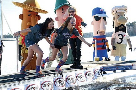 An icy start to 2016: Spirited plungers  raise money for Angel On My Shoulder