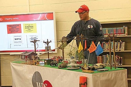 A 'shocking' lesson:&#8200;WPS linemen  teach Nativity students about electricity
