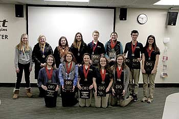 DECA students deliver at districts 