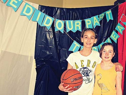 Middle school students shoot hoops to help save lives