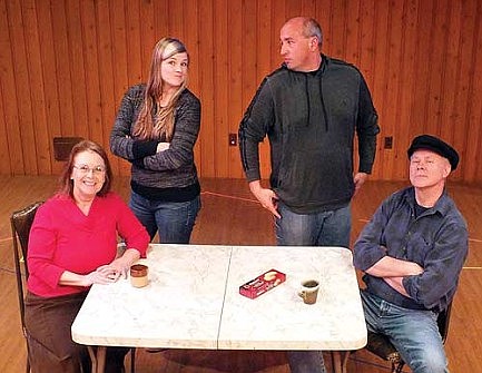 Nicolet Players rehearse for 'Outside Mullingar' 