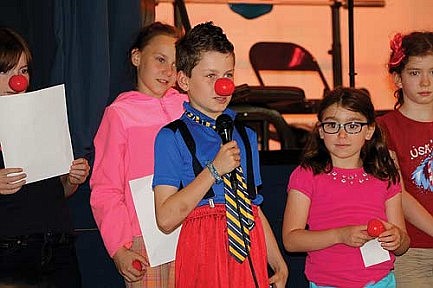 Nativity students learn about poverty during Red Nose Day