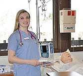 Foundation  awards Gourdoux scholarship to nursing student